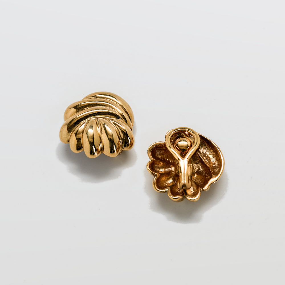 Vintage Gold Twisted Gold Knot Earrings - Admiral Row