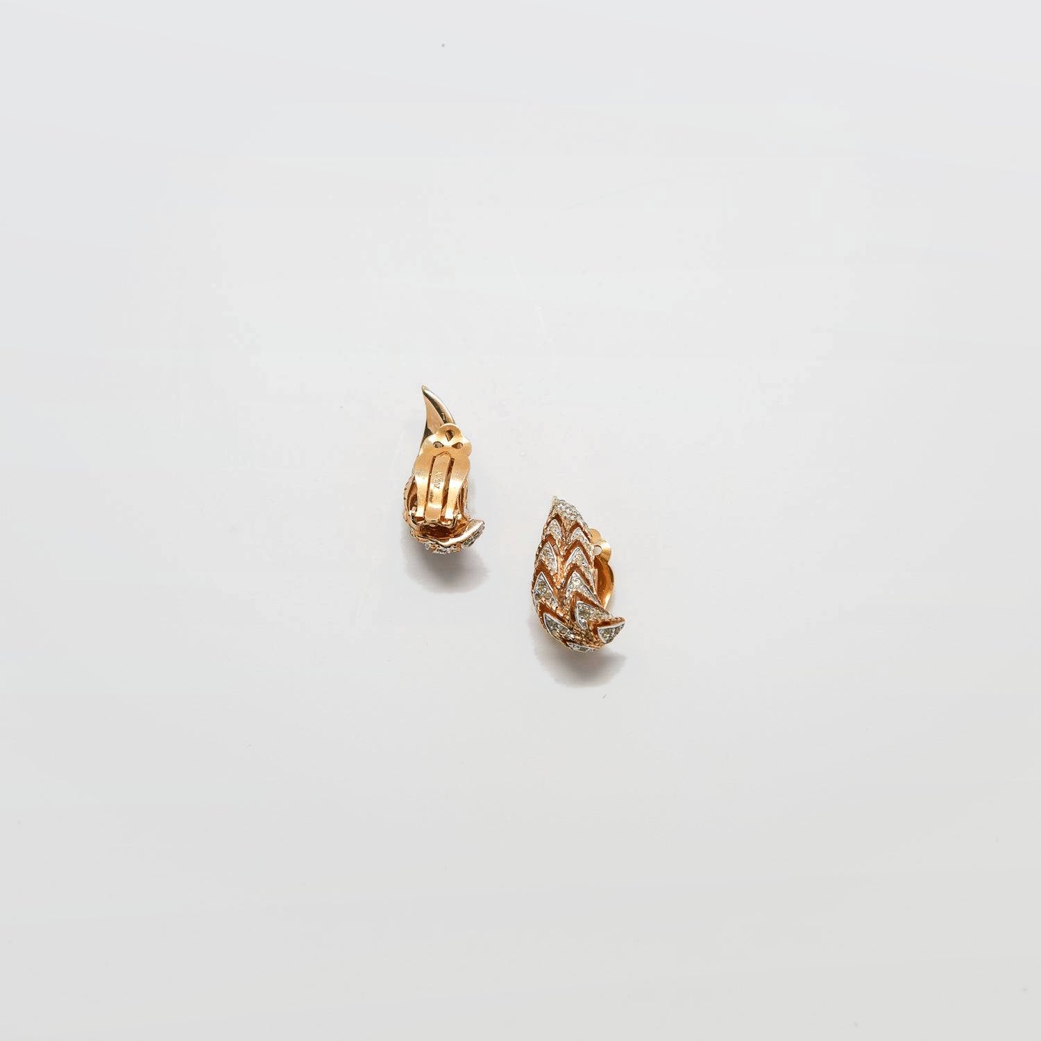Vintage Jomaz Pave Earrings - Admiral Row
