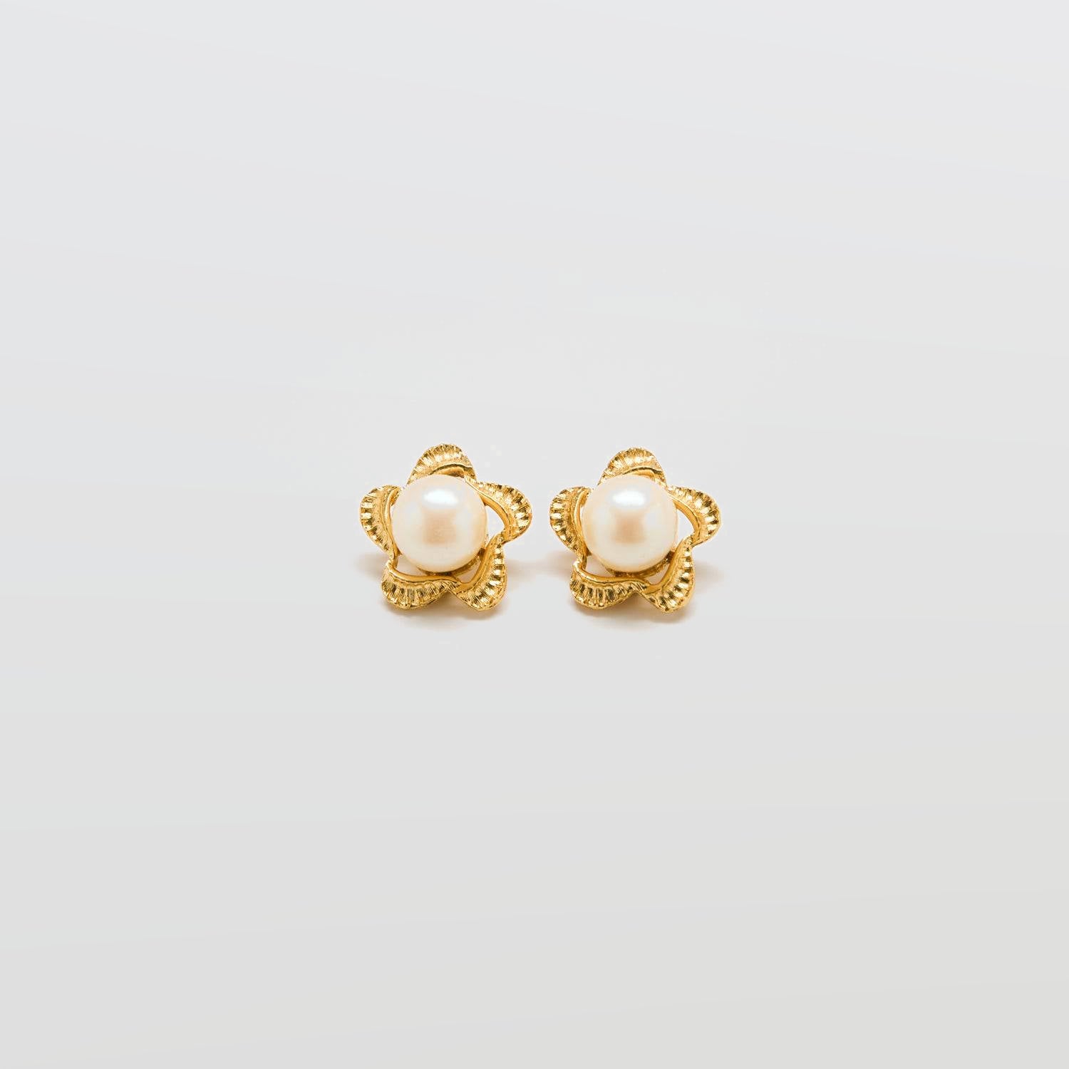 Vintage Pearl Starfish Earrings - Admiral Row