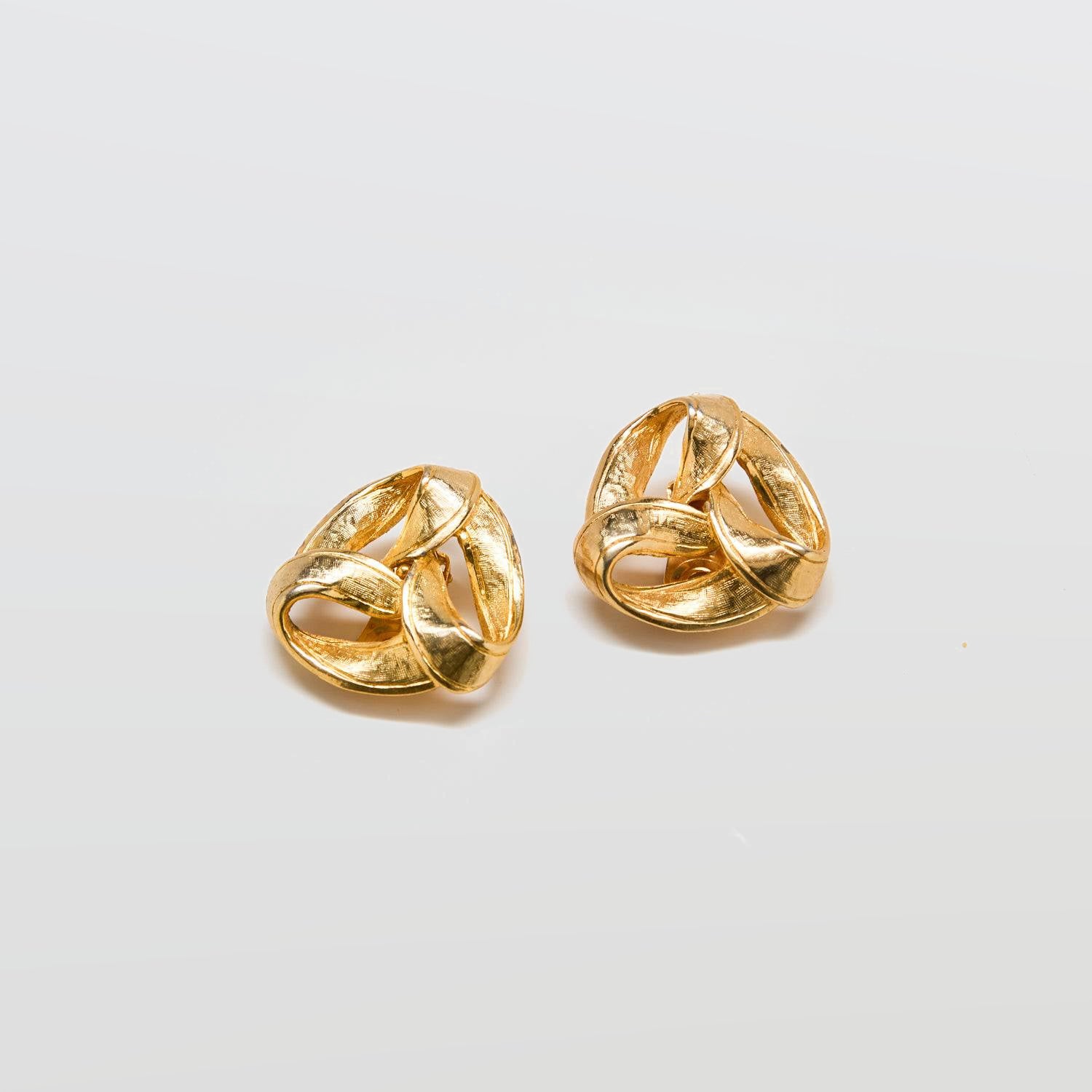Vintage Trinity Knot Ribbon Earrings - Admiral Row