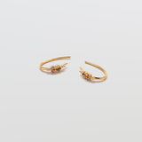 Multi-stone Open Ear Huggies - Admiral Row
