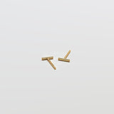 Gold Mini Bar Earrings - Admiral Row