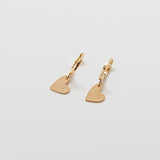 Heart-Eye Huggie Earrings - Admiral Row