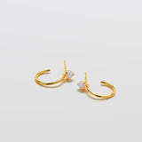 Opal Mini Hoop Earrings - Admiral Row