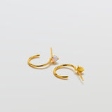Opal Mini Hoop Earrings - Admiral Row