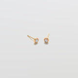 Round Opal Stud Earrings - Admiral Row