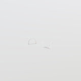 Silver Mini Arc Stud Earrings - Admiral Row