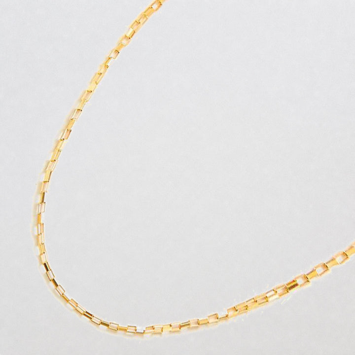 Gold Bar Chain Necklace