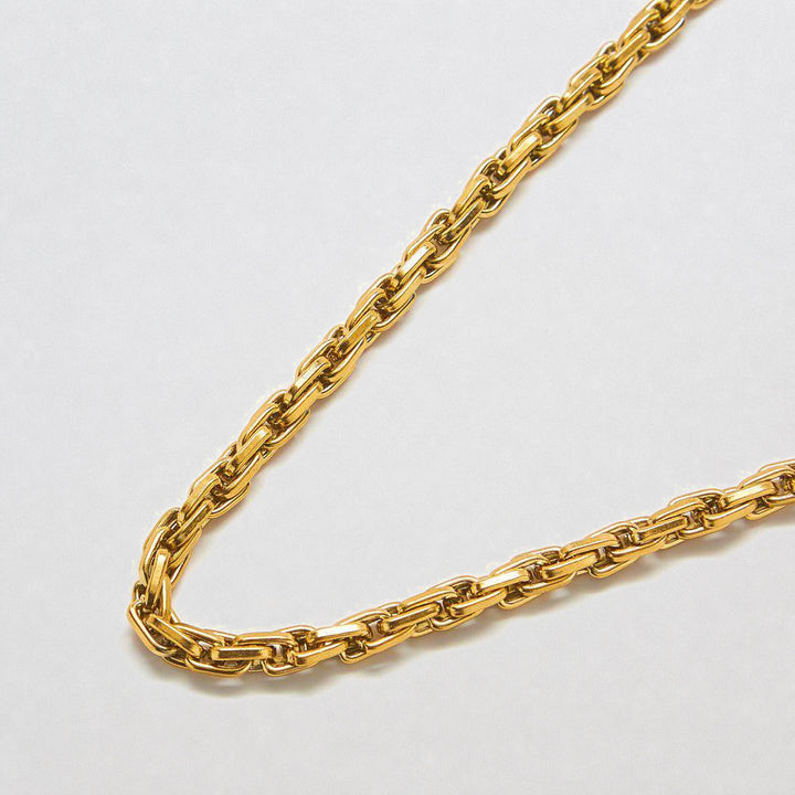Gold Weave Chain Necklace - Admiral Row