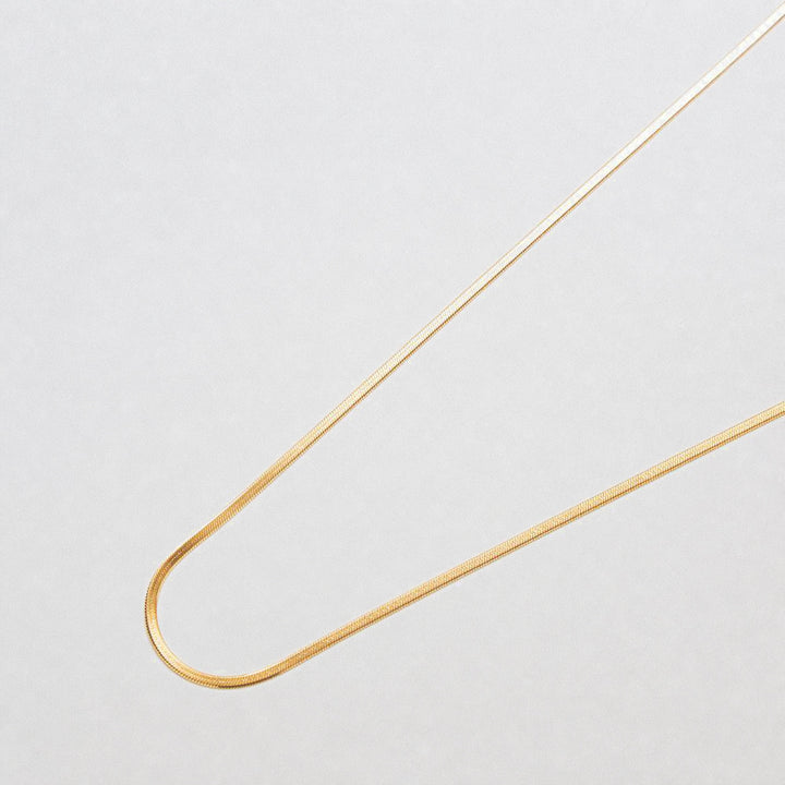 Ultra Thin Herringbone Necklace - Admiral Row