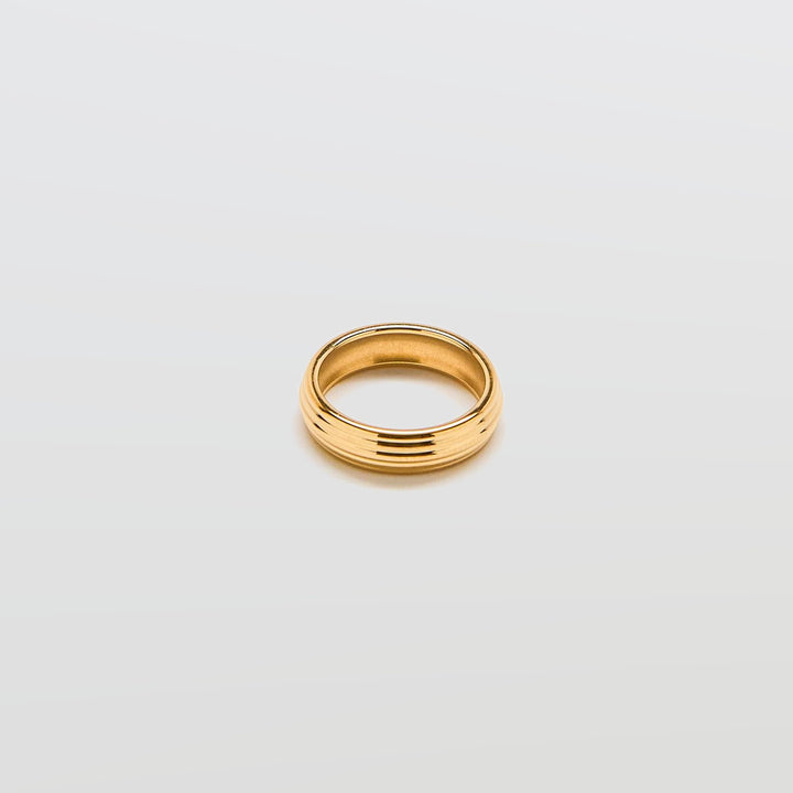 Gold Wide Layered Stacking Ring - Admiral Row