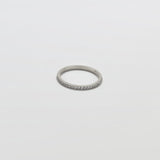 Pave Silver Stacking Ring - Admiral Row