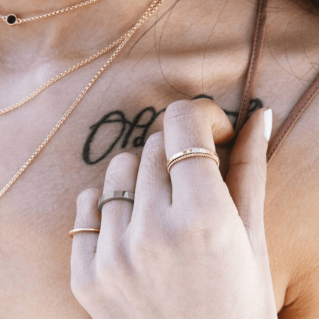 Silver Wide Stacking Ring - Admiral Row
