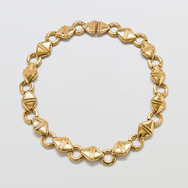 Vintage 1980s LCI Gold Link Necklace - Admiral Row