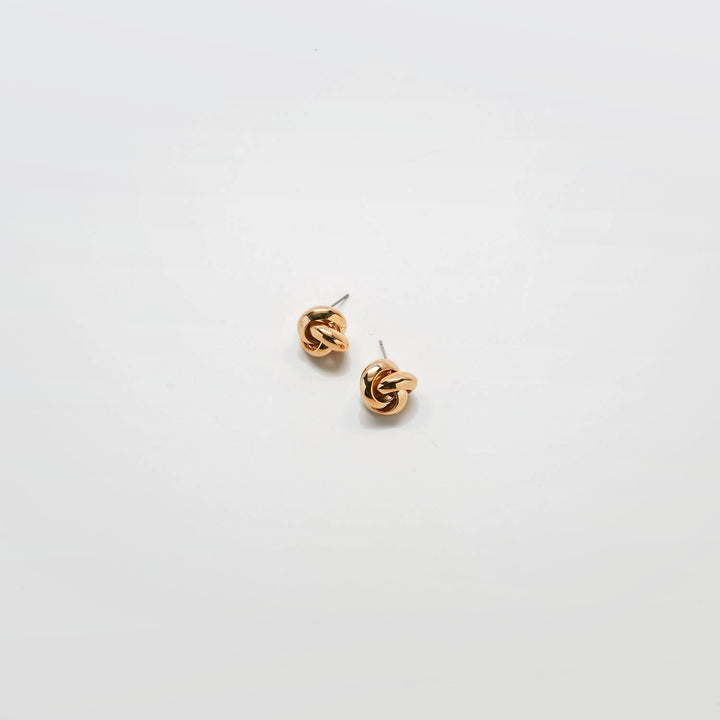 Vintage Gold Knot Earrings - Admiral Row