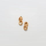 Vintage Gold Infinity Rope Earrings - Admiral Row