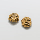 Vintage Gold Twisted Gold Knot Earrings - Admiral Row
